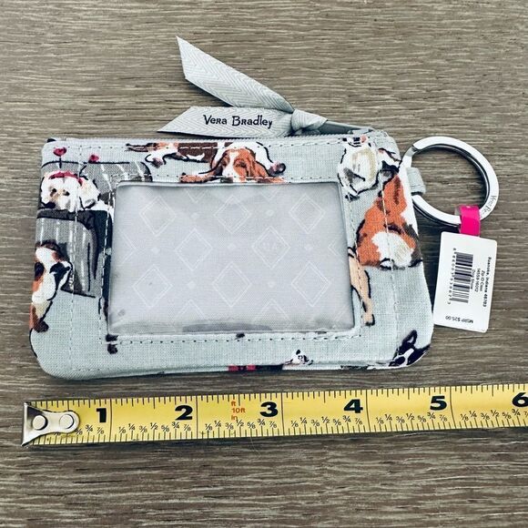 Vera Bradley Dog Show Zip ID Coin Purse Wallet - Picture 2 of 2